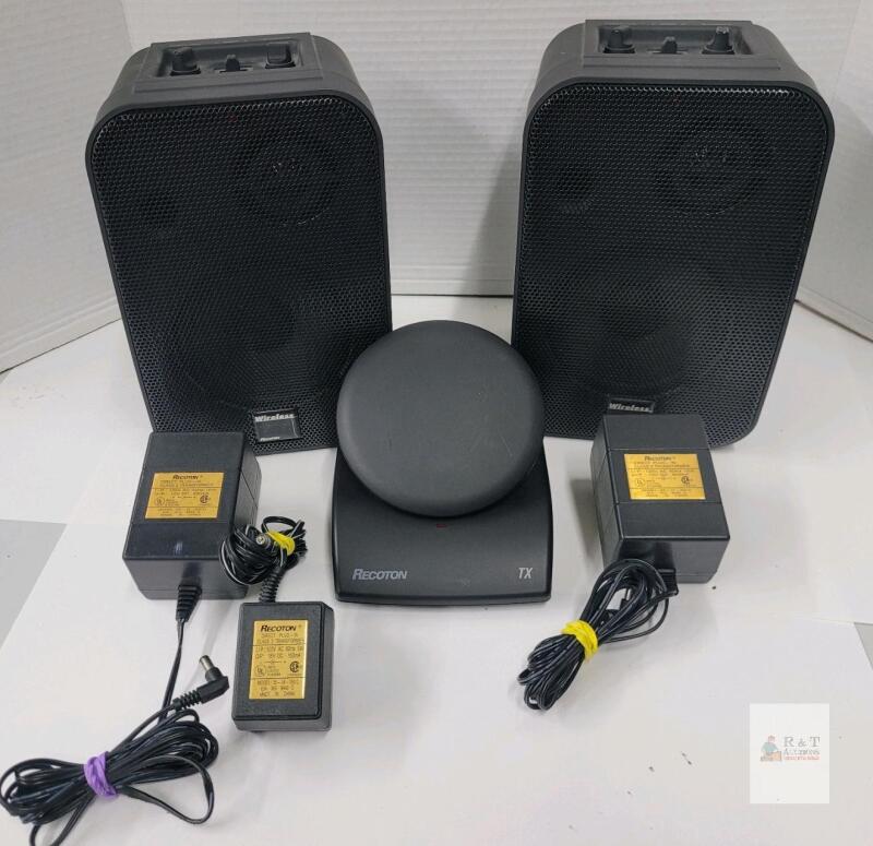 Advent Recoton CLV-A900R Tx Wireless Speakers & Recoton 900MHz Wireless Audio Transmitter .