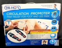 Dr-Ho's Circulation Promotor / Fast Relief For Foot & Leg Pain, Professional T. E. N. S. Device, Tested For Power, Needs 2&times; AAA Batteries (Not Included)