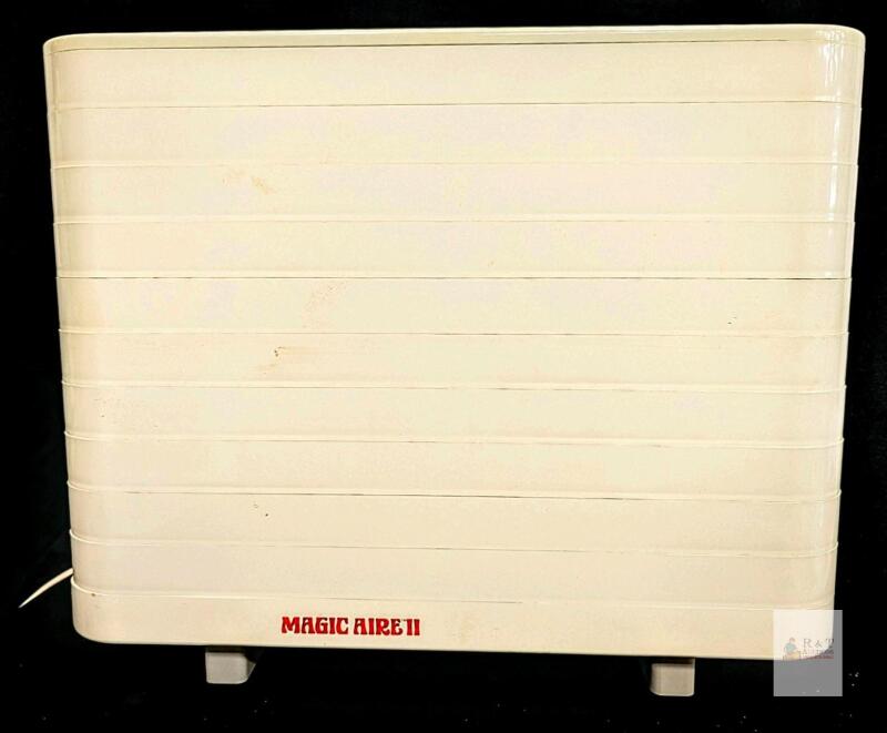 Vintage Magic Aire II Food Dehydrator, 10 Trays + 2 Fine Mesh Half-Trays, 17" &times; 11" &times; 14.25" Tall, Tested For Power