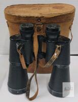 Vintage Carl Wetzlar Rangefinder 16&times;50 Binoculars with Case . Tested Working