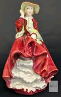 Vintage ROYAL DOULTON Bone China Figurine | "Top o' the Hill" - HN 1834 (Handwritten) COPR 1937 | 7" - No Chips or Cracks, With Box