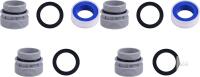 New 4pcs Hose Conversion Adapter Kit, 4560 40mm Hose to 1 1/2 Inch Inlet/Outlet Connector for Hayward, Intex, Coleman Above Ground Pools, Filter Pumps, Hoses, & Accessories