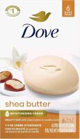 New 6-Pack DOVE Shea Butter Moisturizing Cream Beauty Soap Bar, 106g Each