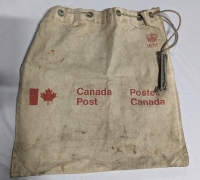 Vintage Canada Post Drawstring Bag