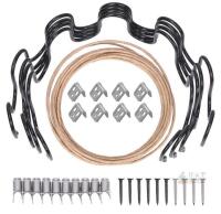 NEW Cimeton 73-Piece Upholstery Zig-Zag Spring Repair Kit, 8-Gauge Springs, 24-Inch Length