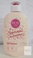NEW eos Peppermint Cashmere 24H Moisture Body Lotion, 16 fl oz Pump, Sensitive Skin, Shea Butter