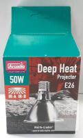 Arcadia Deep Heat Projector 50W E26 Infrared IR-A IR-B Reptile Bulb
