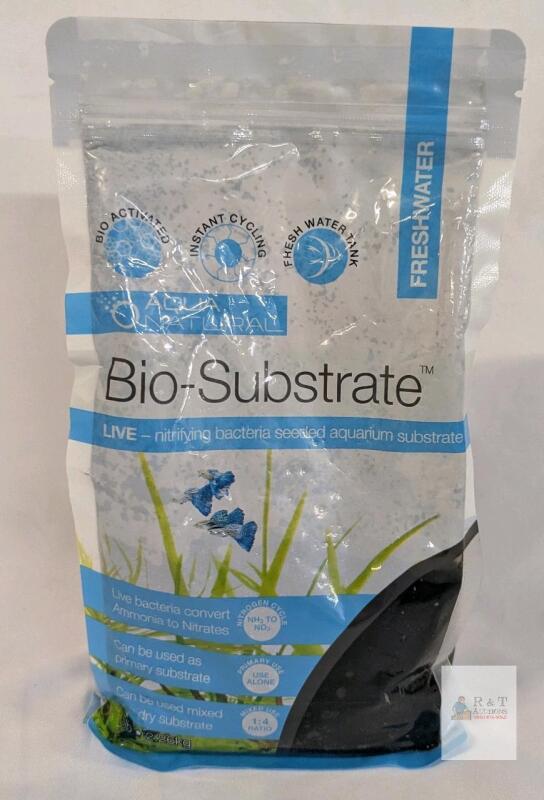 Aqua Natural Bio-Substrate Diamond Black 5lb Live Bacteria Aquarium Gravel Freshwater