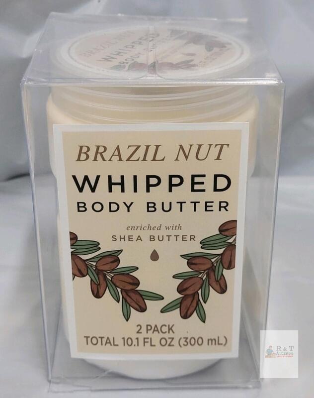 Trader Joe's Brazil Nut Body Butter 2-Pack, 8 oz Each, Enriched with A&ccedil;a&iacute; and Guarana Extracts