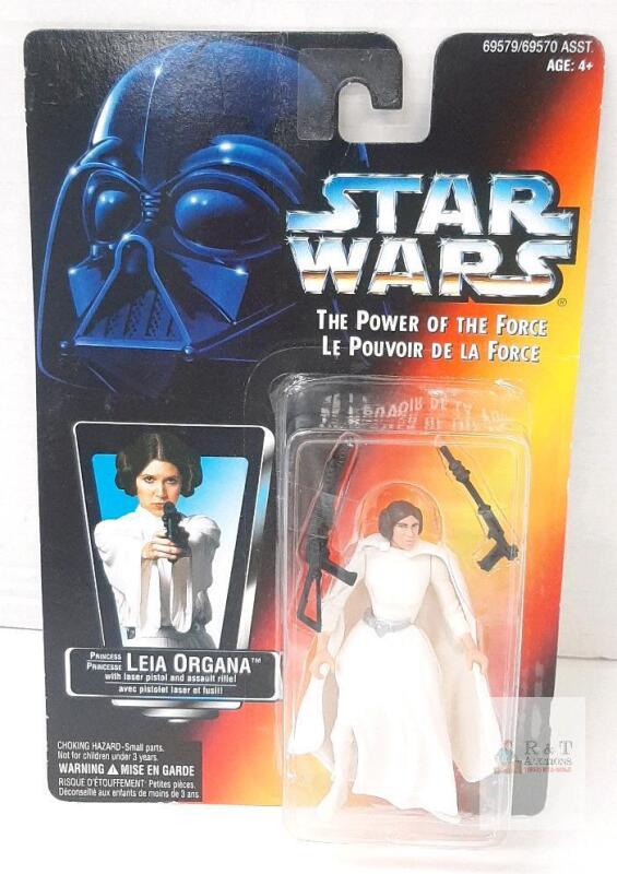 new Star Wars Power of the Force Princess Leia Organa 3.75" Figure MOC 1995 Kenner 69579