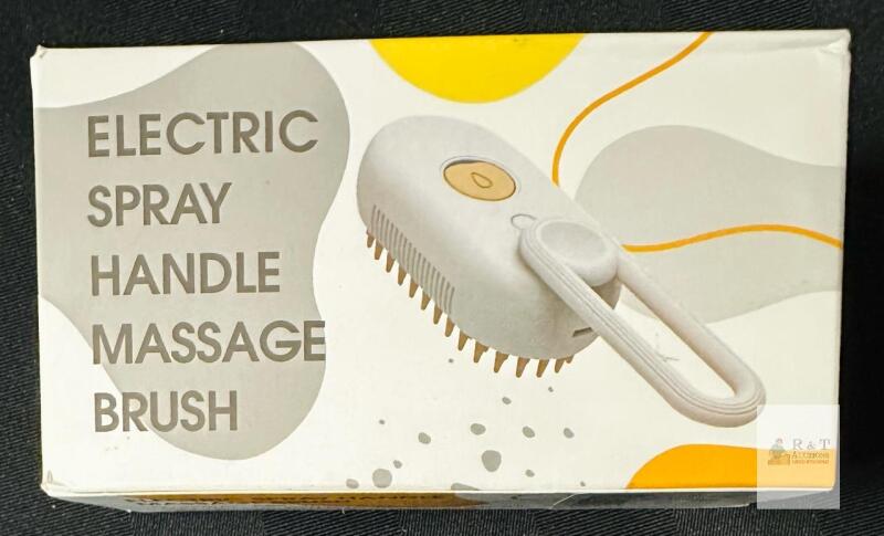 Electric Spray Handle Massage Brush, Rechargeable, 150mAh, Mist Function, USB, X0041QC209