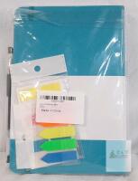 A5 Blue Notebook Set with Pen, Page Flags, and Sticky Notes &ndash; New in Packaging