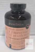 Pureclinica 10x Horny Goat Weed with Maca, 1000mg Tablets, 180 Count, Exp 01/2029, HGWM0126