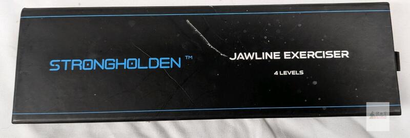 Strongholden Jawline Exerciser Kit, 4 Levels, Color-Coded Silicone, Storage Cases, Original Box