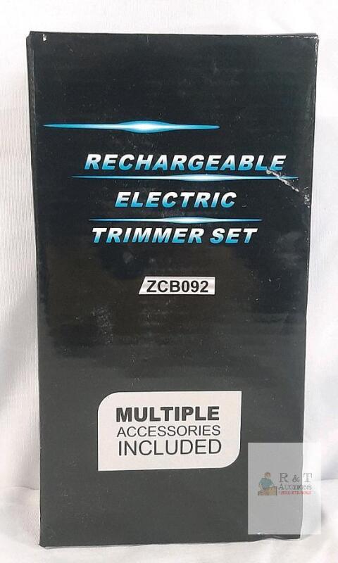ZCB092 Rechargeable Electric Bikini Trimmer Set, LED Display, 3W Power, Multiple Accessories