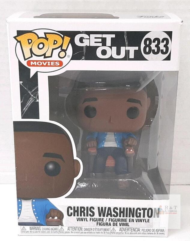 Funko Pop! Movies Get Out #833 Chris Washington Vinyl Figure, 2019, Boxed, JJL 190911
