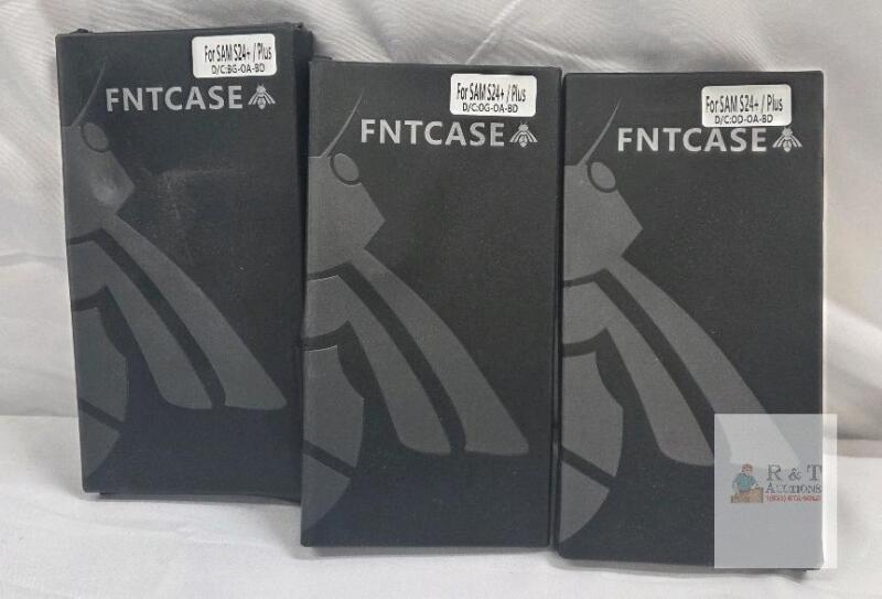 3 NEW FNTCASE Clear TPU Case for Samsung Galaxy S24 Plus, Shock Absorbent, Slim Design