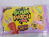 BB SEPT 26 Sour Patch Kids Bunnies, 7.94 oz Bag, Easter-Themed Sour Gummies