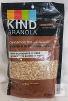 BB MAY 26 KIND Granola Cinnamon Oat with Flax Seeds, 312g, Gluten-Free, High Fiber, Sealed,