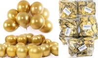 250 New 12" Gold Balloons, 50 Per Pack, 5 Packs, For Birthdays, Graduation, Weddings, Baby Showers, Celebrations + More