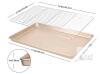New - Tikuns 2-Pack Nonstick Baking Sheet Pan Sets . Measures 13.5"&times; 9.5" - 2