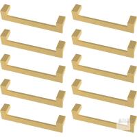 10 New Franklin Brass Mirrored Kitchen Cabinet or Furniture Drawer 5 1/16" Center Bar Pull Multipack