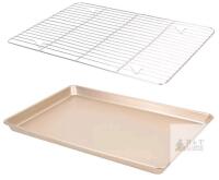 New - Tikuns Nonstick Baking Sheet Pan Set . Measures 17.5"&times;11"