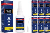 [exp 01/2016] 6 New Nayrmaer Glass Glue, 30g Glue for Glass, Instant Super Glue for bonding Between Glass and Glass,Glass and Other Material, Clear Waterproof Glue for Glass, Acrylic, Mirror (Glass Glue-N1)