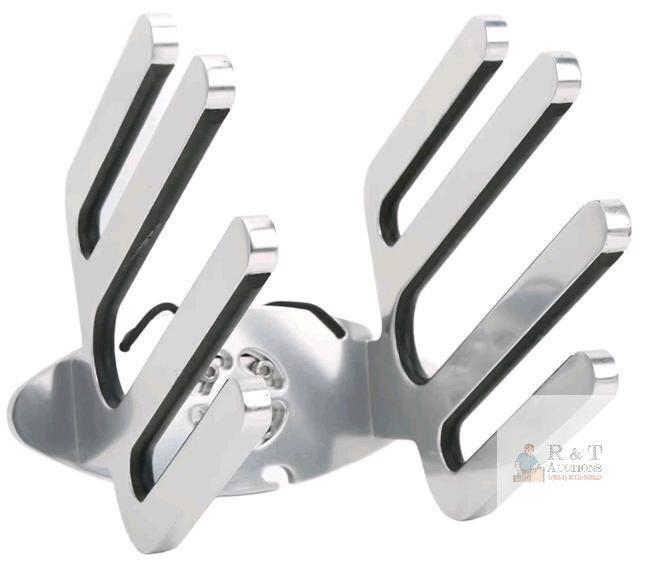 New Wakeboard Tower Rack Polished Aluminum Wakeboarding Tower Holder, Adjustable Angle Base to Level with Boat