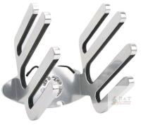 New Wakeboard Tower Rack Polished Aluminum Wakeboarding Tower Holder, Adjustable Angle Base to Level with Boat