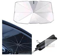 New - Car Windshield Sun Shade Umbrella Foldable Sunshade Cover 5 Layers Nano Coating UV & Sun Blocking Car Front Window Shade for Auto Sedan SUV (57"X31")