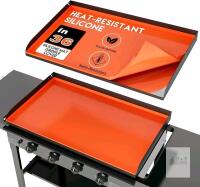 New 2-Pack Alawooder Silicone Griddle Mat for Blackstone Griddles 36 Inch - Food Grade Silicone Griddle Cover for Blackstone Flat Top Grill, 36" Thickened Buddy Mat Grilling Accessory for Black Stone Protection