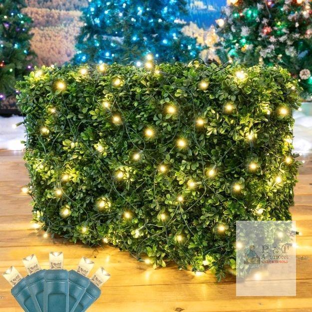 New NOVELTY LIGHTS Indoor/Outdoor Warm White LED Net Lights 4x6 Green Wire, Model A-WANET-46-G-WW