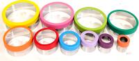 New 9pc Round Cookie Biscuit Cutter Set, 1" - 3.75" Diameter