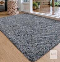 New DEXI Indoor Door Mat Front Entrance, 32x48 Non Slip Dirt Trapper Soft Entry Rug, Absorbent Washable Doormat for Inside Entryway Floor Carpet, Grey-Blue