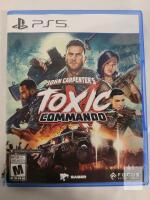 PlayStation 5 " John Carpenter's Toxic Commando " Physical Copy . Cooperative First-Person Shooter Video Game . Case cracked bottom left