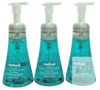 3 New Method Waterfall-Scentes Foaming Hand Wash, 300ml ea
