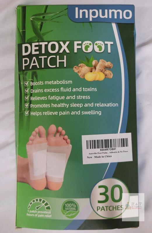 Inpumo Detox Foot Patch 30 Pack - X004R7OBIF, Detoxify, Pain Relief, Ginger