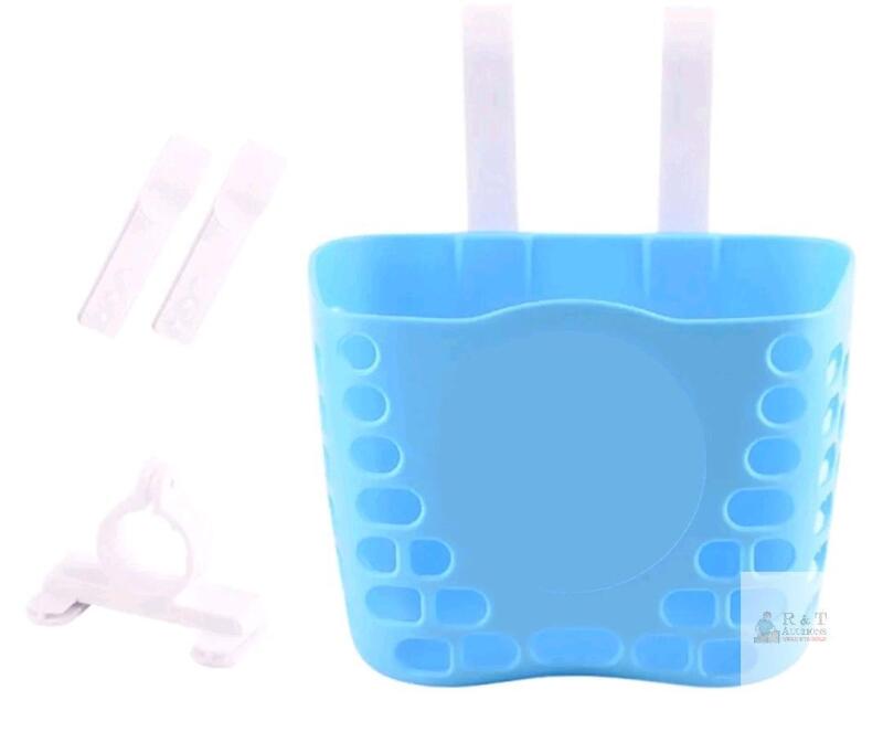 Children's Light Blue Bike Basket & Accessory Set