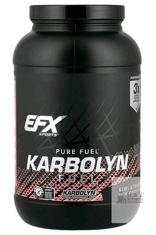 New EFX Sports Karbolyn Kiwi Strawberry 4 lbs 1950g EXP 10/30
