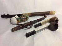 4 Vintage Tobacco Pipes