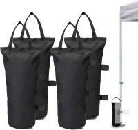 New 4-Pack Canopy Tent Sandbag Weights, Holds Up To 240lbs of Sand (Sand Not Included) For Gazebos, Sun Shades, Vendor Tents +