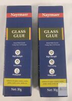 Nayrmaer Glass Glue 30g, Fast Curing High Strength Waterproof Adhesive [EXP 2026/01/13] 2-Packs