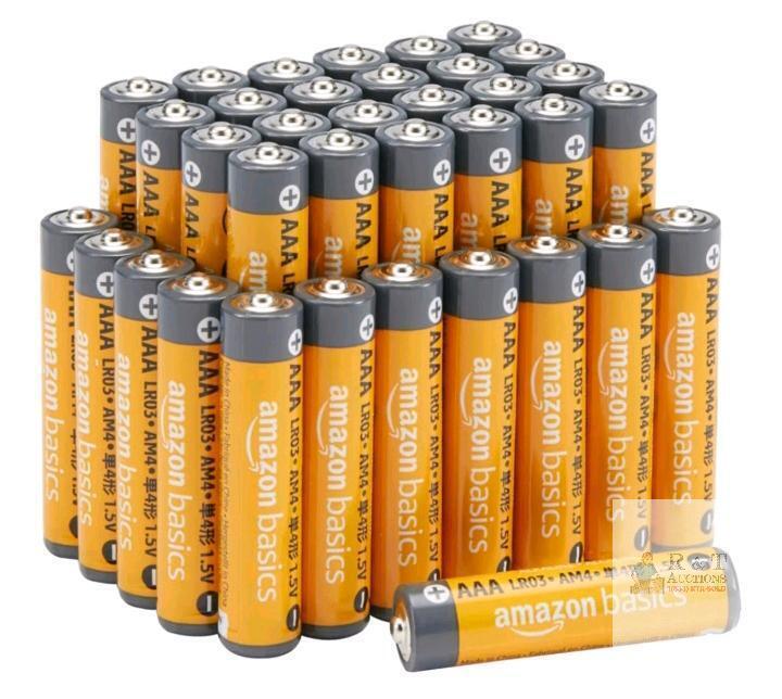 New Amazon Basics 36 Pack AAA High-Performance Alkaline Batteries, 10-Year Shelf Life, Easy to Open Value Pack