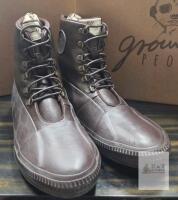 NEW Grounded People Jude Lace-Up Waterproof Boots, Espresso, Size US MENS 7 Women's 9