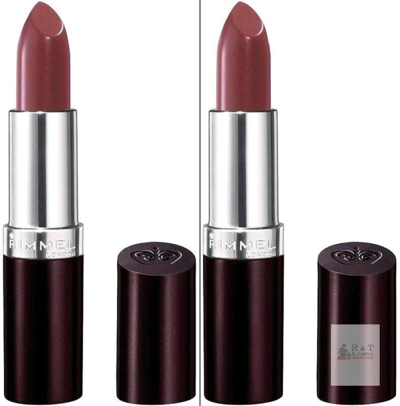 2 New Rimmel Lasting Finish Lipstick - Up to 8 Hours of Intense Lip Color with Color Protect Technology and Exclusive Black Diamond Complex - 264 Coffee Shimmer, .14oz