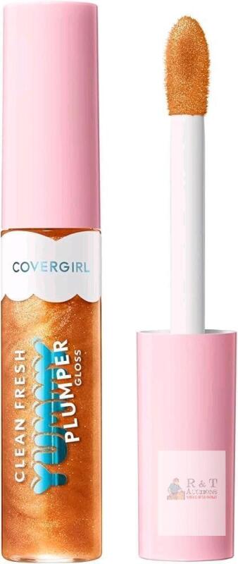 New COVERGIRL Clean Fresh Yummy Gloss, 920 S-Mitten With You, Plumper Gloss, Glassy Shine, Vegan Formula, Volumizing Lip Plumper, Cooling, Easy to Apply, Minty Flavor