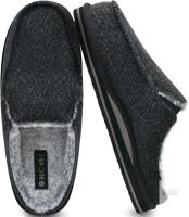 New Size 14 Men's ONCAI Clog Slippers with Arch Support Stripe Faux Fur Cotton-Blend High-Density Memory Foam Warm House Slippers Slip-on Indoor Outdoor Rubber Sole