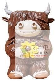 New GAFBV Yoohspoe Funny Planter Pot Resin Cactus for Indoor and Outdoor Plants Unique Head Face Vase Home Decor Cute Highland Cow Succulent Pots with Drainage Hole<br/>