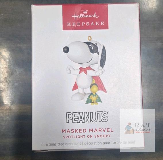 2025 Hallmark Keepsake Peanuts "Masked Marvel" Ornament &ndash; 28th in Spotlight on Snoopy Series